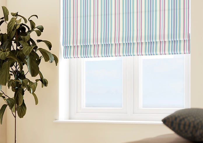 The British Stripe Co. Elizabeth, Brighton No.2 - Roman Blind - Image 5